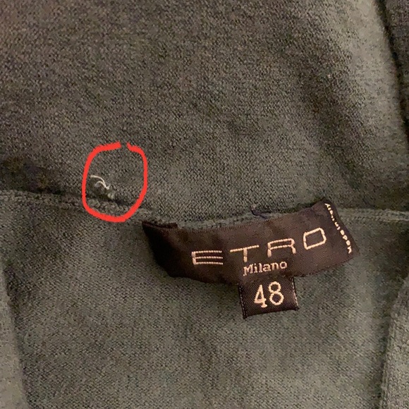 ETRO Milano Teal Green High Neck Long Sleeve Sweater - Picture 14 of 14